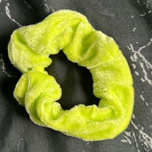Neon Green 80s-90s Scrunchie with matching 80s-90s Neon Green Headband